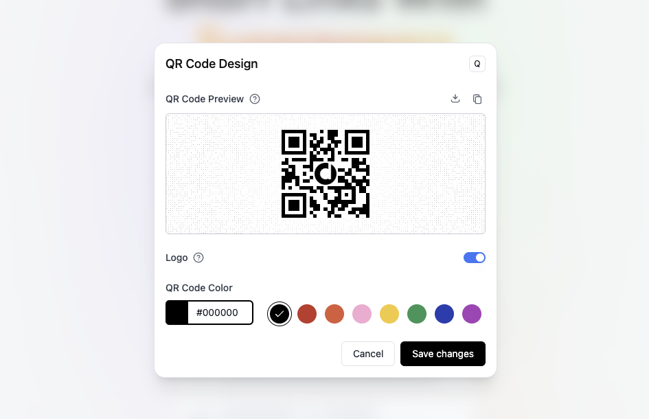 Custom QR Code logo