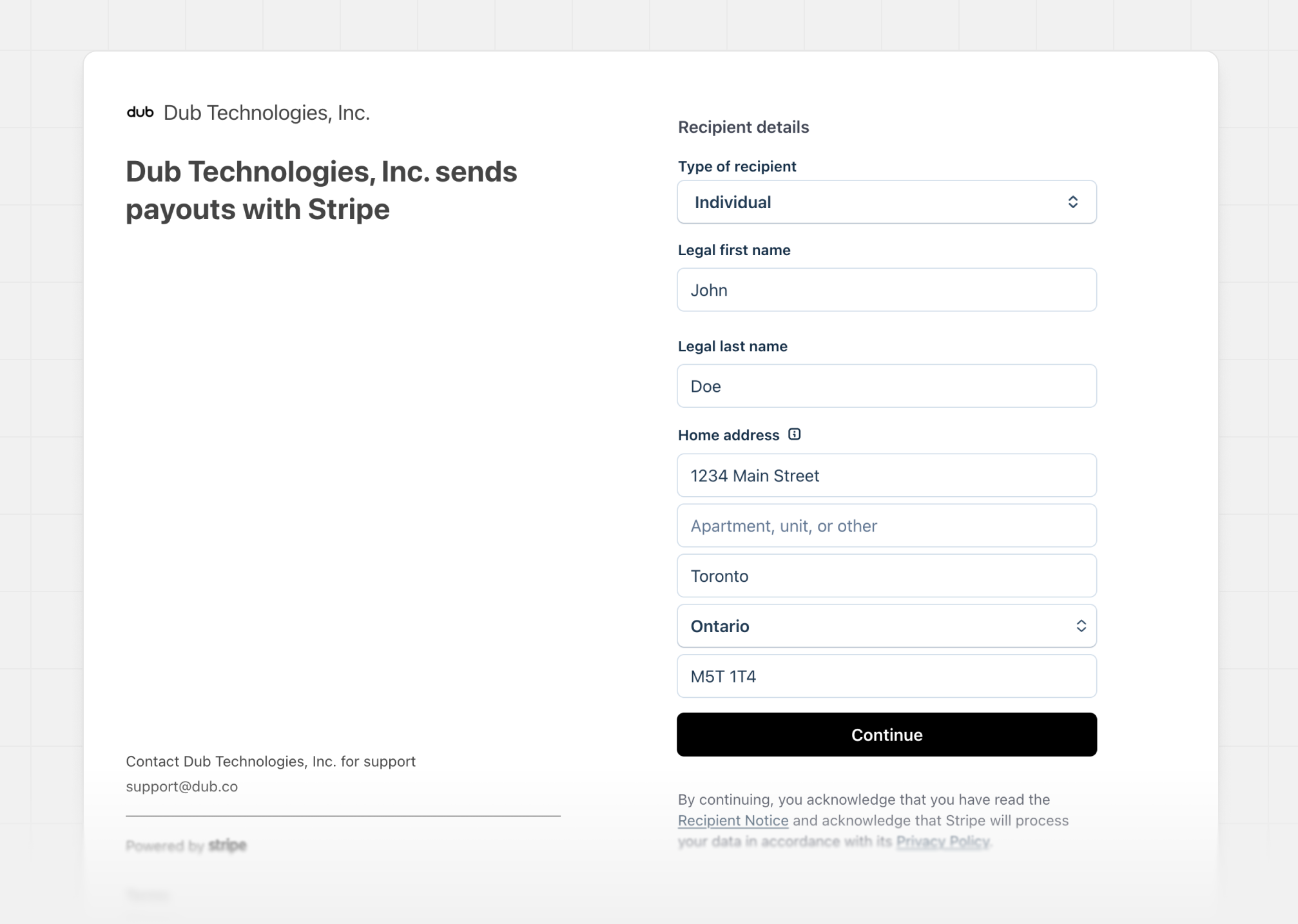 Connect stablecoin wallet step 1