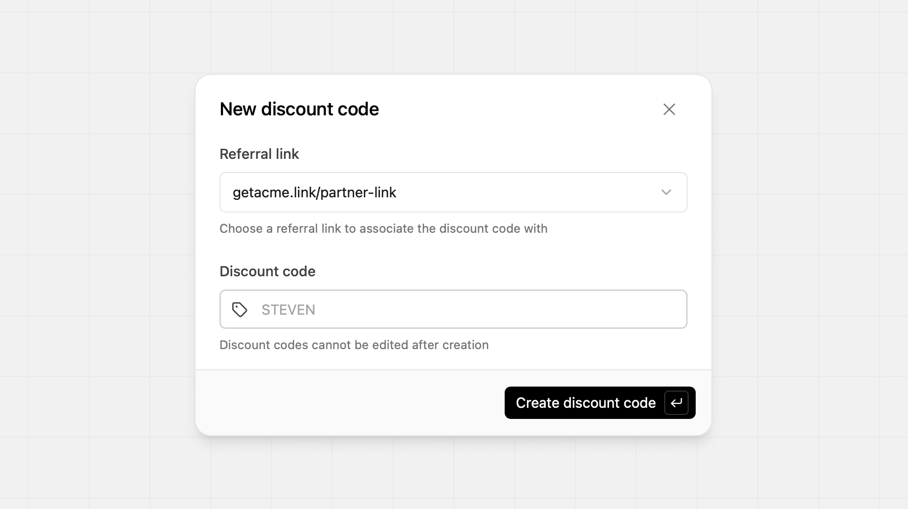 Partner links page