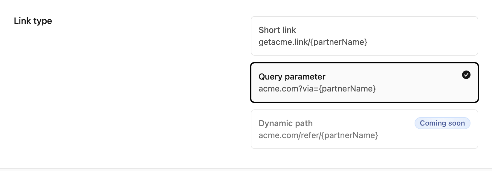 Partner link types
