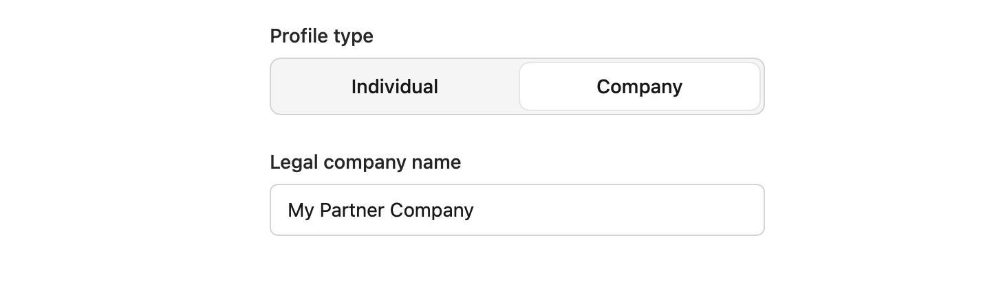 Partner type