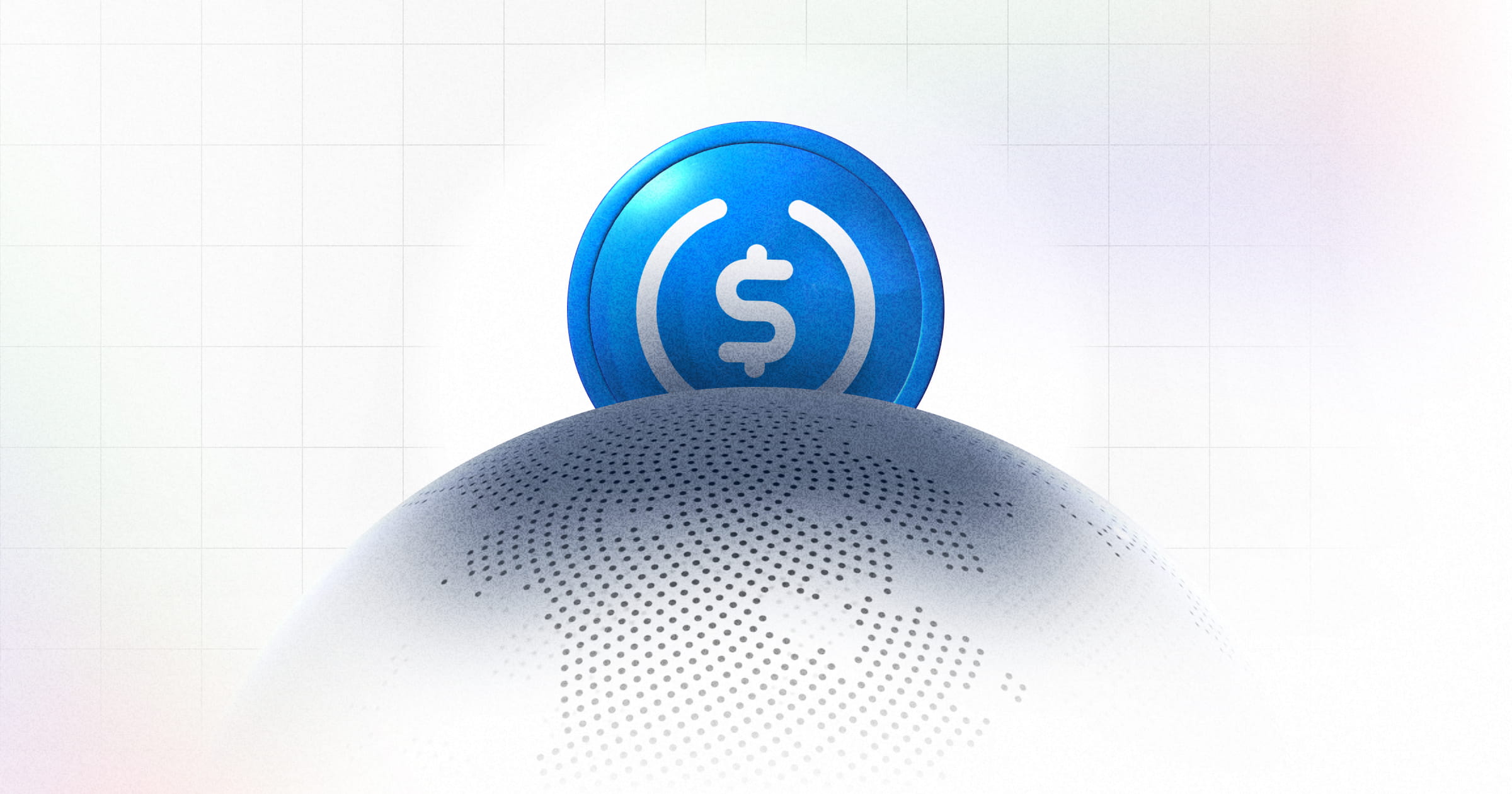 Stablecoin globe image