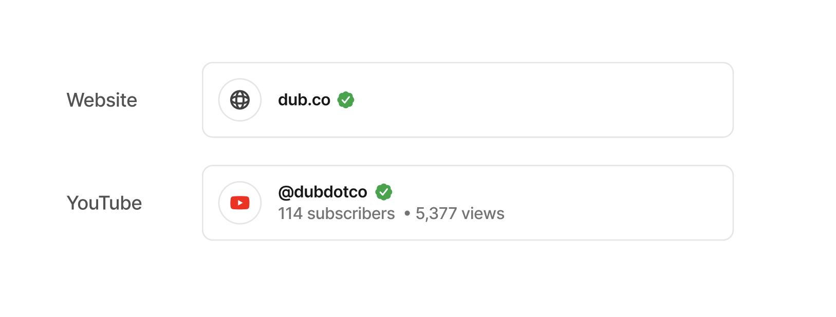 Verified account badge